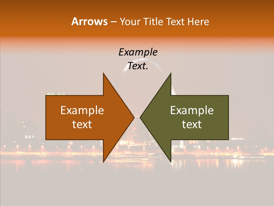 Travel Twilight City PowerPoint Template