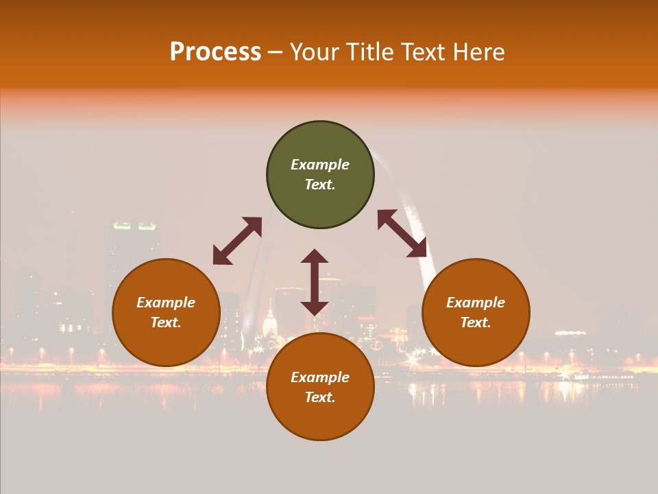 Travel Twilight City PowerPoint Template