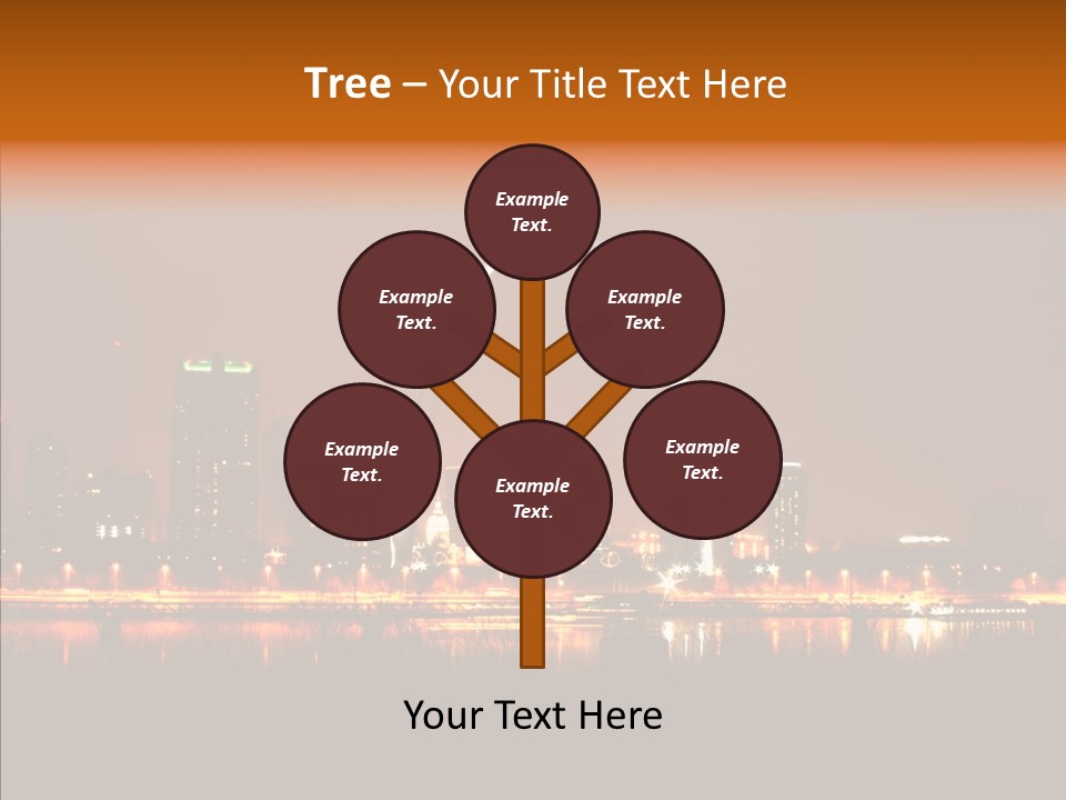 Travel Twilight City PowerPoint Template