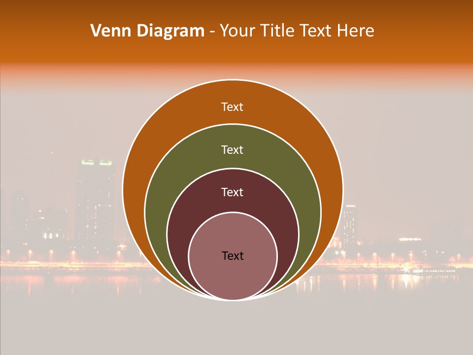 Travel Twilight City PowerPoint Template