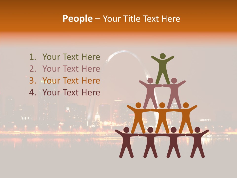 Travel Twilight City PowerPoint Template