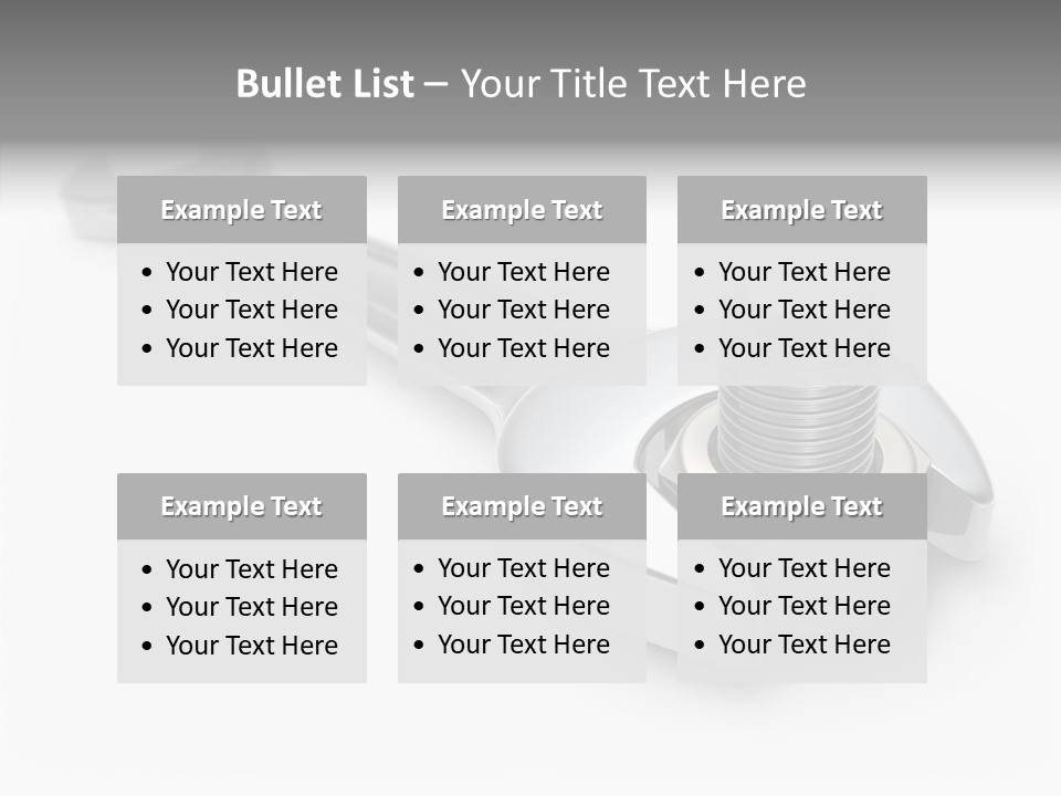 Rendered Mechanical Restore PowerPoint Template