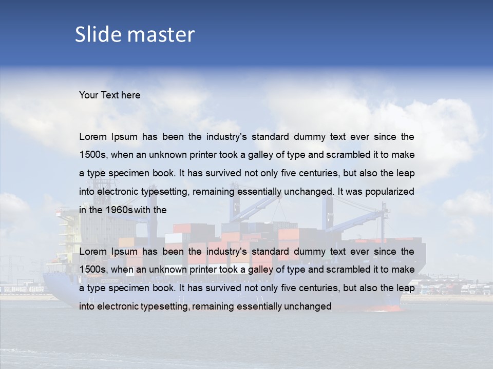 Economy Goods Security PowerPoint Template