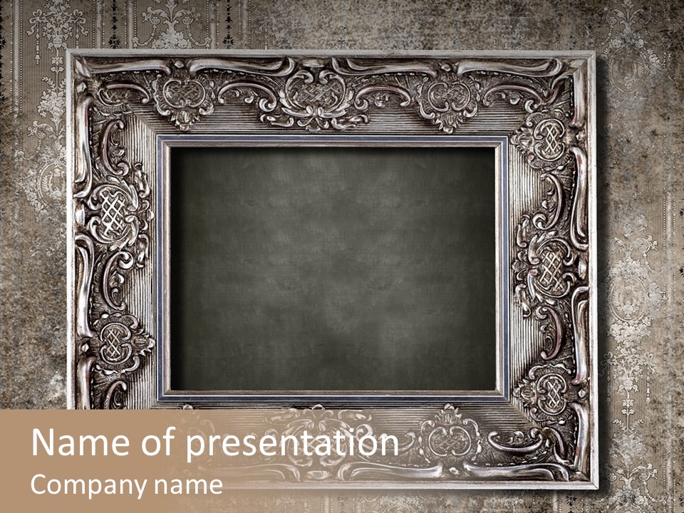 Frame Image Abstract PowerPoint Template