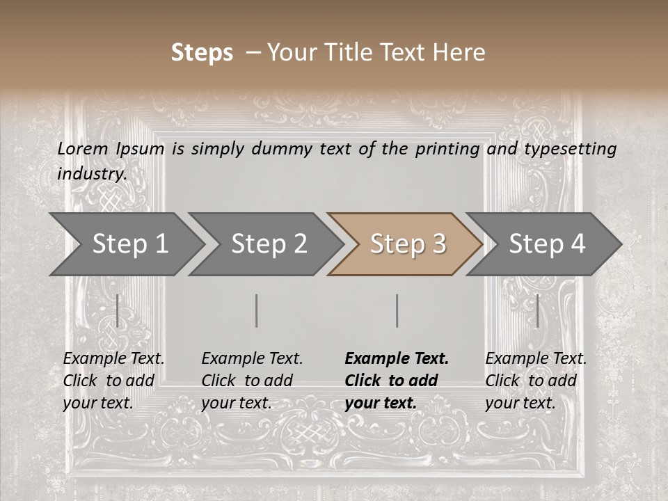 Frame Image Abstract PowerPoint Template