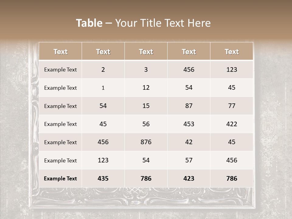 Frame Image Abstract PowerPoint Template