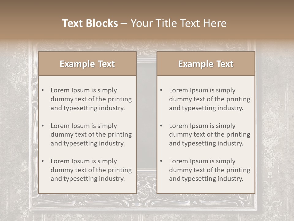 Frame Image Abstract PowerPoint Template