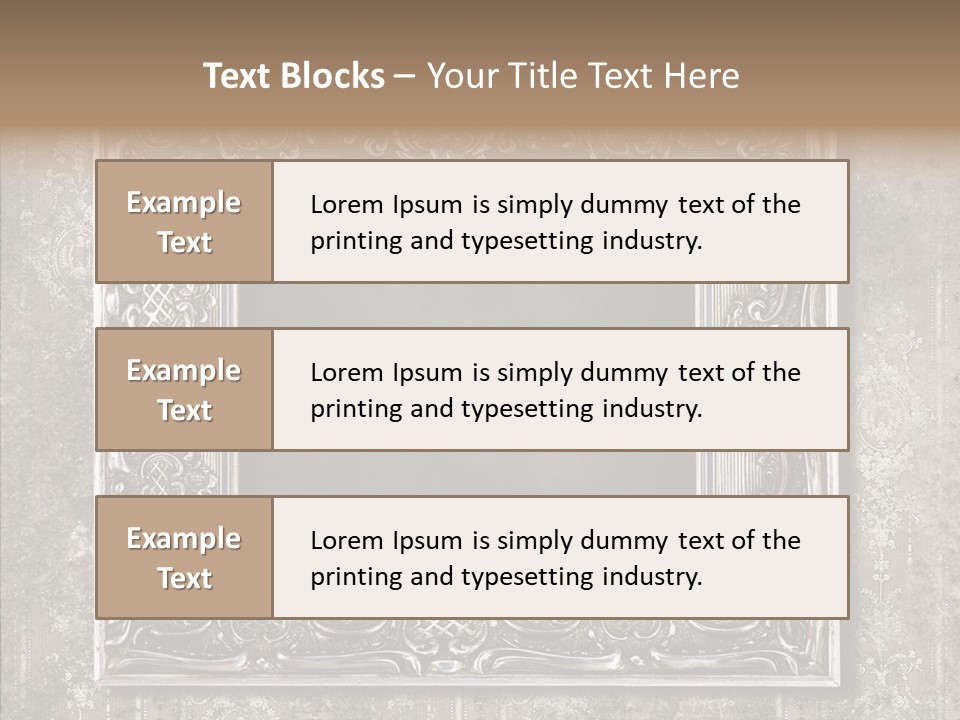 Frame Image Abstract PowerPoint Template