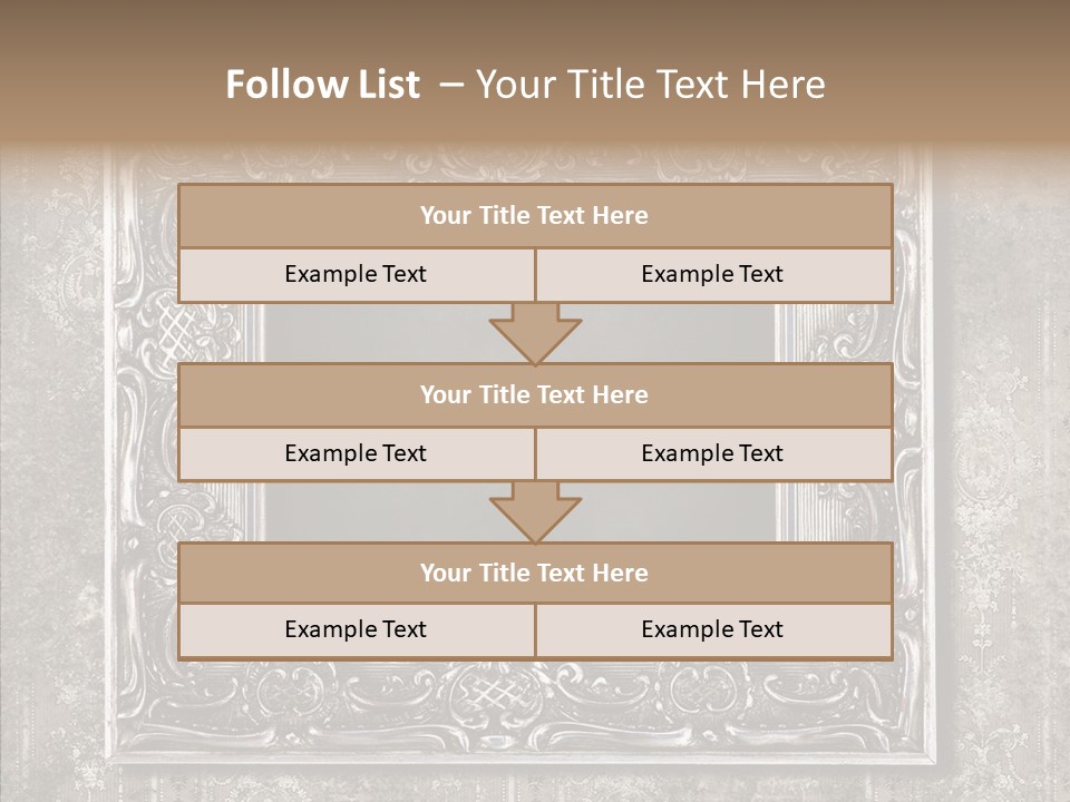 Frame Image Abstract PowerPoint Template