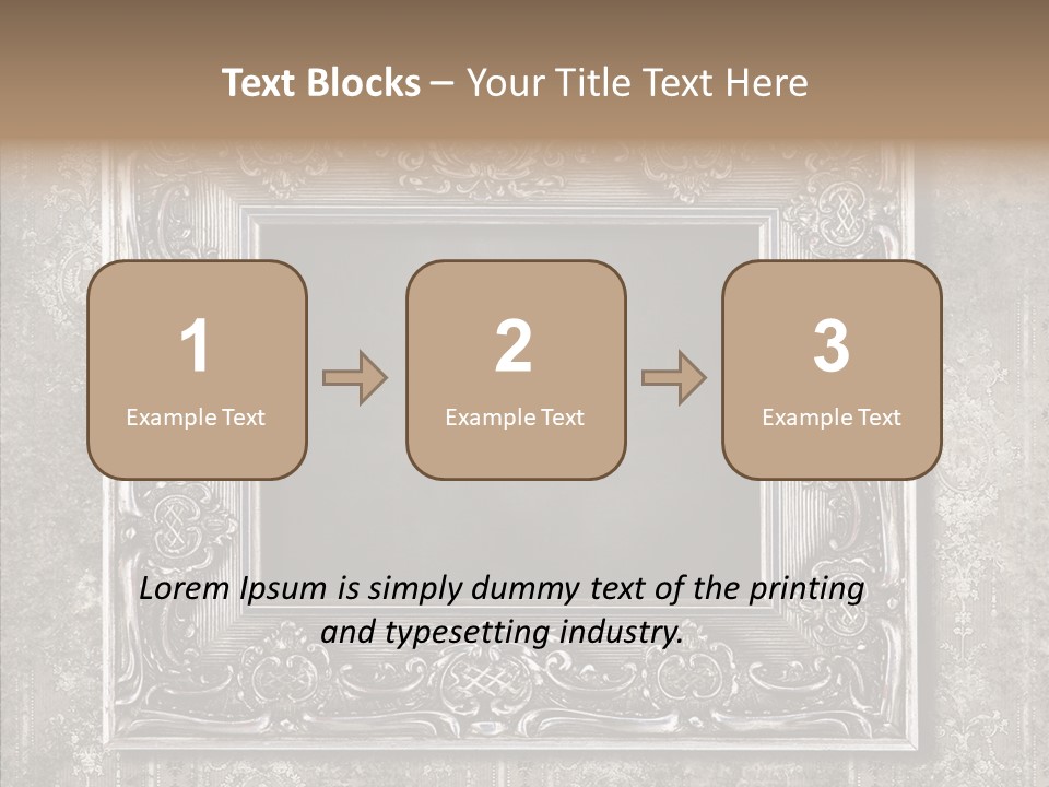 Frame Image Abstract PowerPoint Template