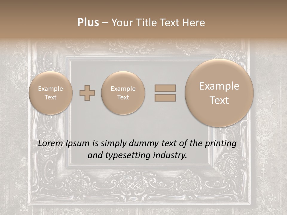 Frame Image Abstract PowerPoint Template