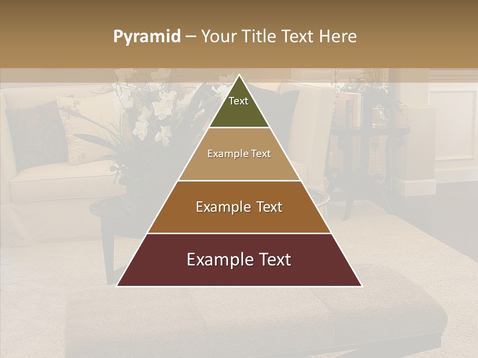 Living Classy Couch PowerPoint Template