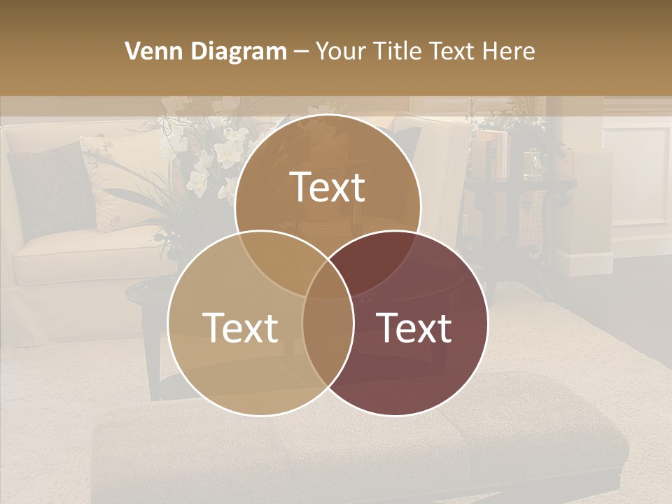 Living Classy Couch PowerPoint Template