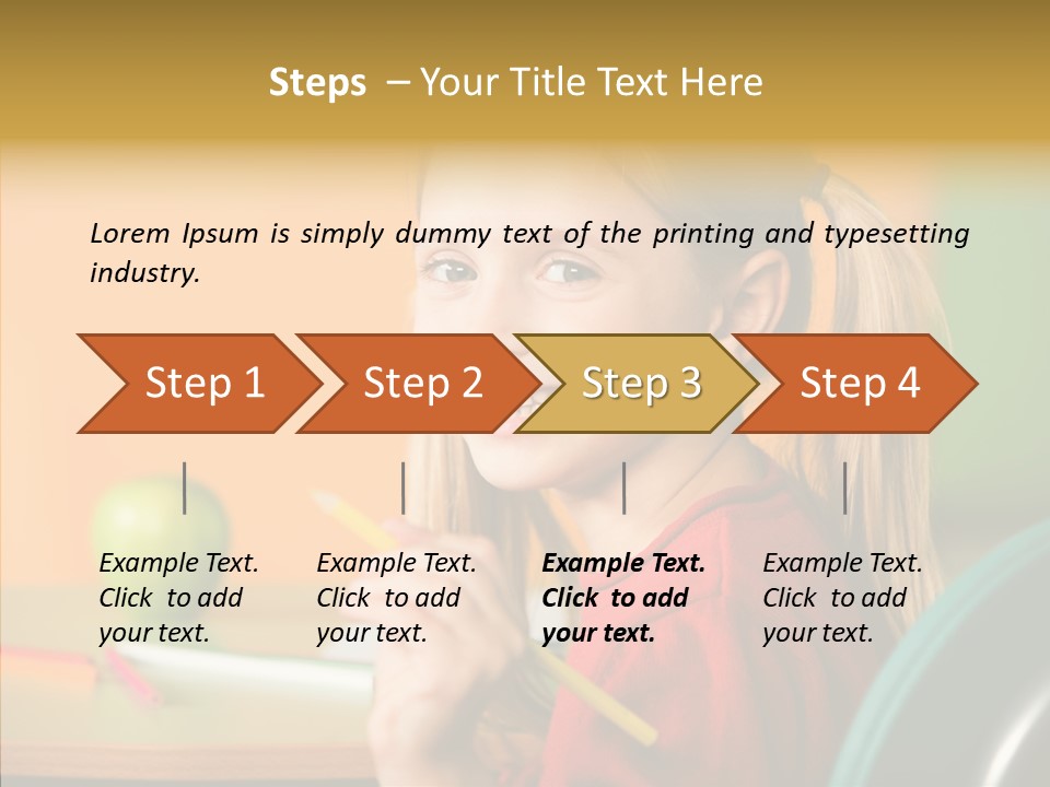 Colorful Positive Lesson PowerPoint Template