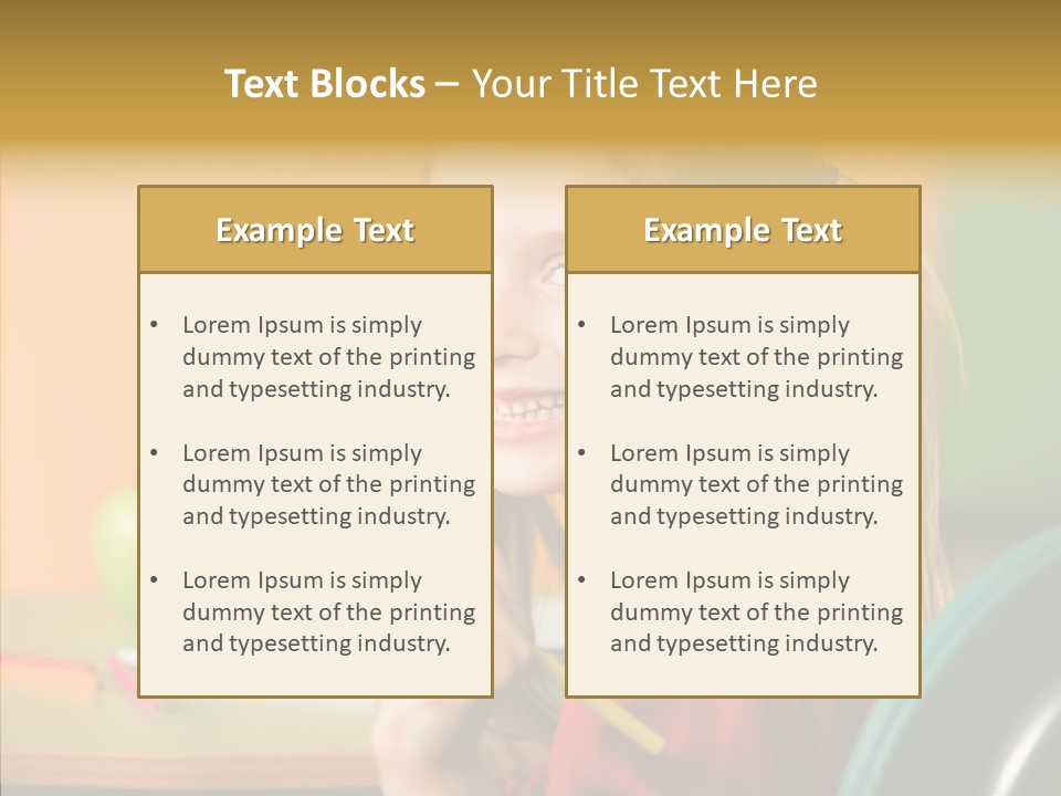Colorful Positive Lesson PowerPoint Template