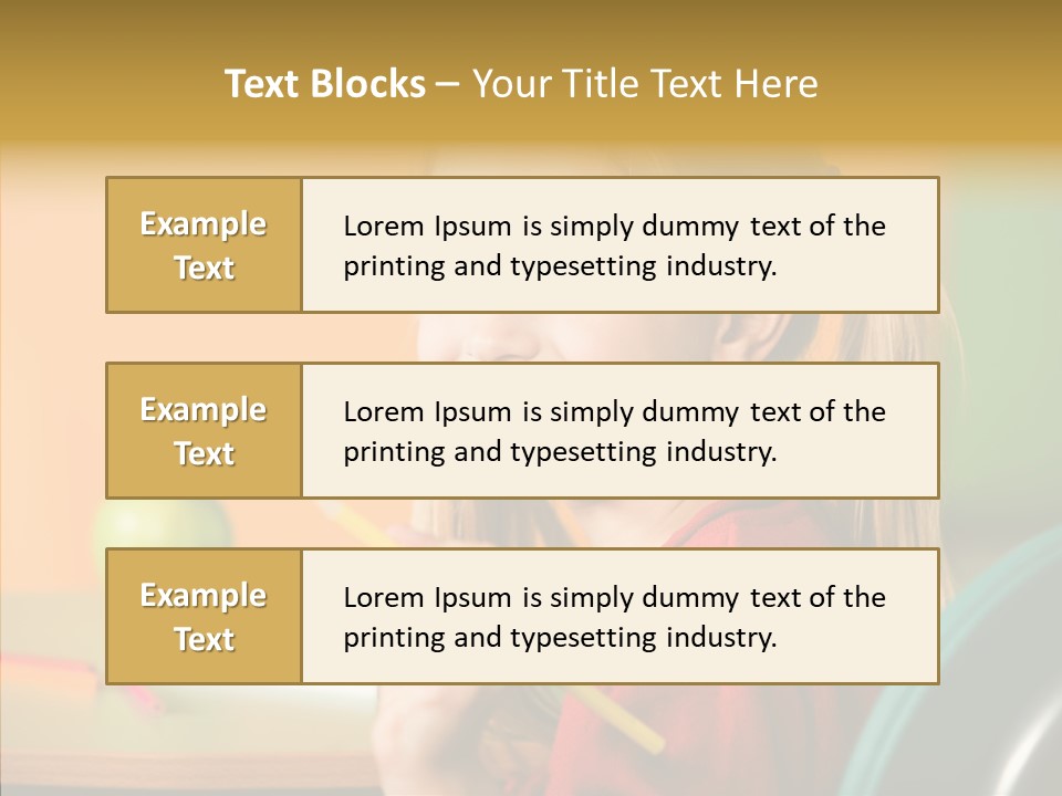 Colorful Positive Lesson PowerPoint Template