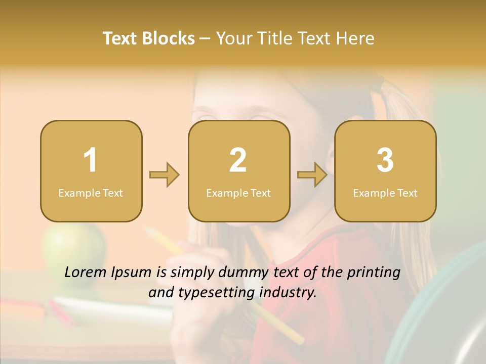 Colorful Positive Lesson PowerPoint Template