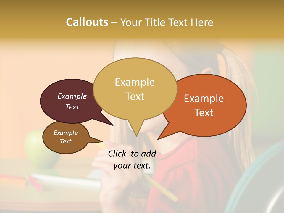 Colorful Positive Lesson PowerPoint Template