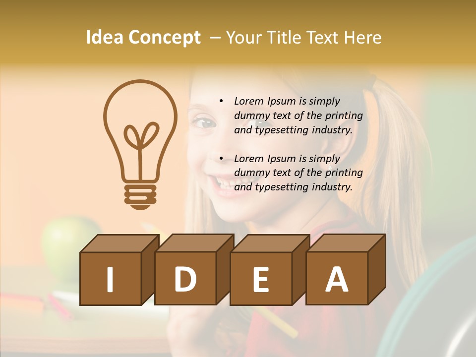 Colorful Positive Lesson PowerPoint Template