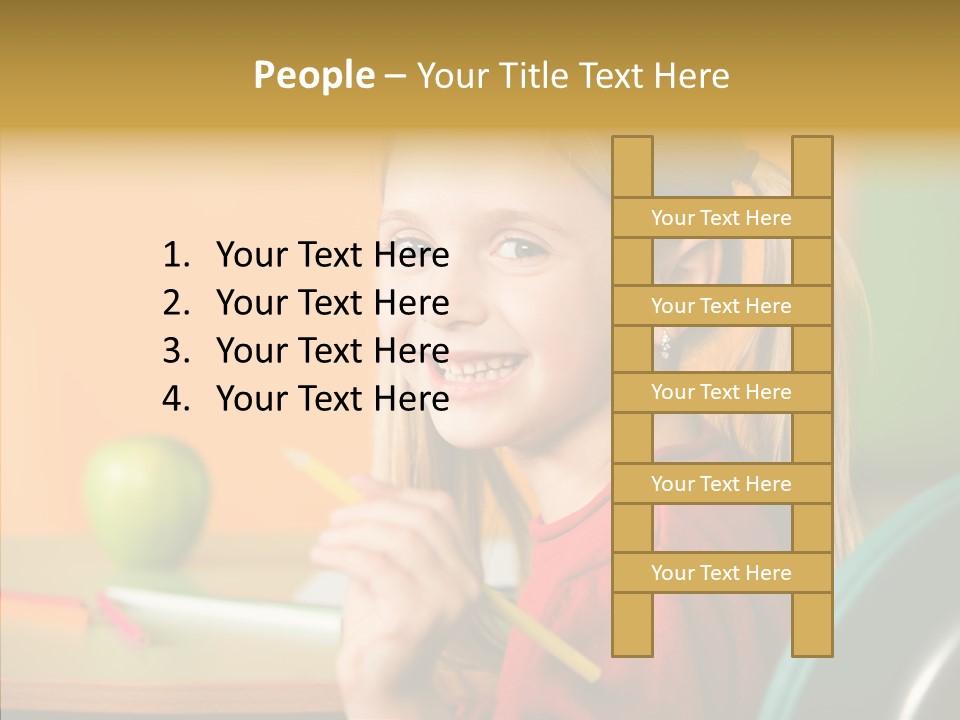 Colorful Positive Lesson PowerPoint Template