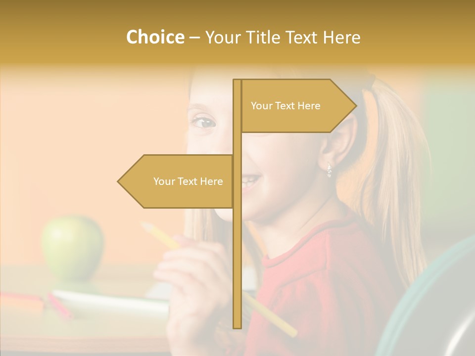 Colorful Positive Lesson PowerPoint Template