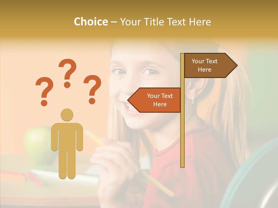 Colorful Positive Lesson PowerPoint Template