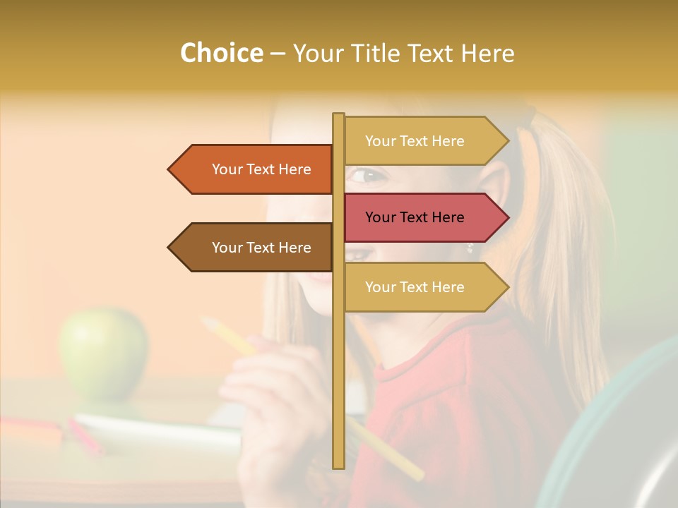 Colorful Positive Lesson PowerPoint Template