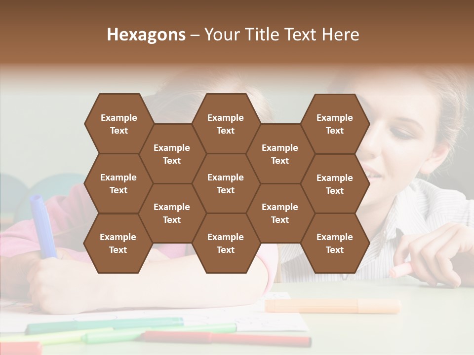 Classroom Attractive People PowerPoint Template