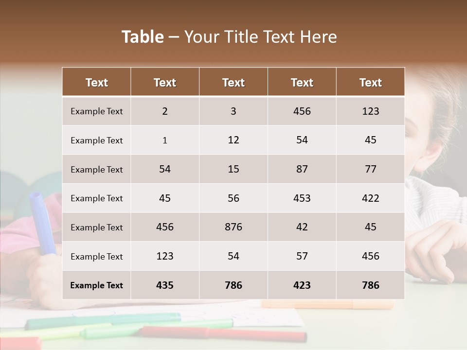 Classroom Attractive People PowerPoint Template