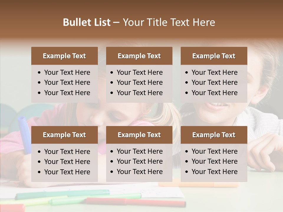 Classroom Attractive People PowerPoint Template
