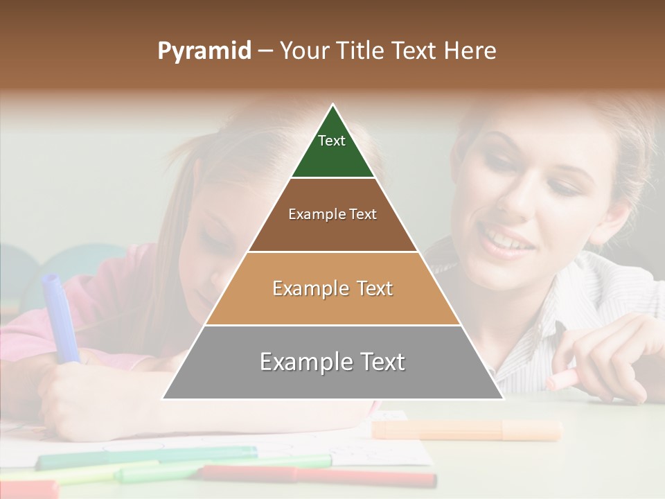 Classroom Attractive People PowerPoint Template