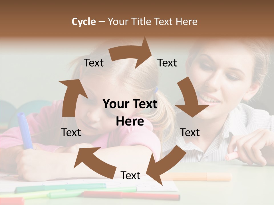 Classroom Attractive People PowerPoint Template
