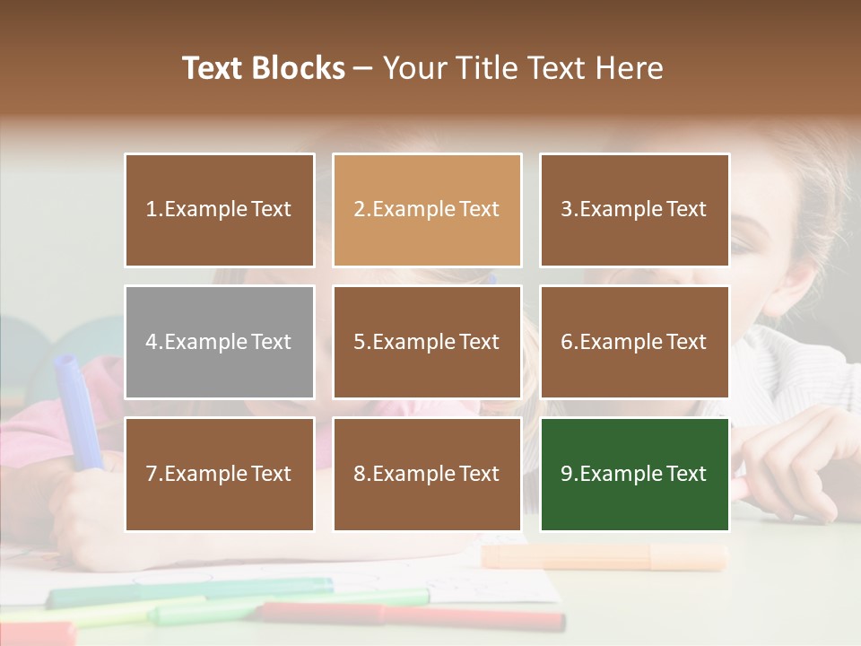Classroom Attractive People PowerPoint Template