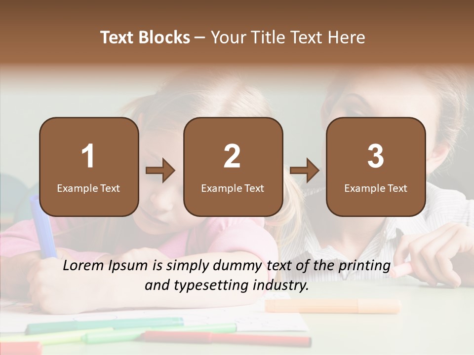 Classroom Attractive People PowerPoint Template