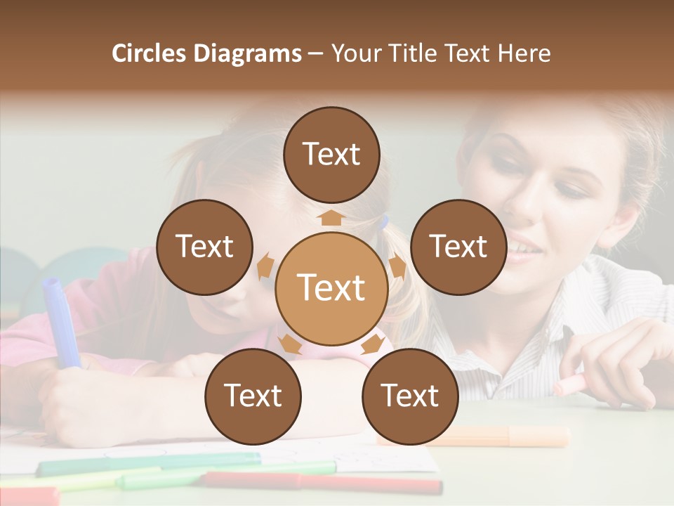 Classroom Attractive People PowerPoint Template