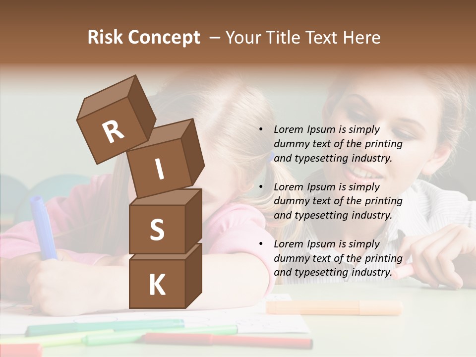 Classroom Attractive People PowerPoint Template