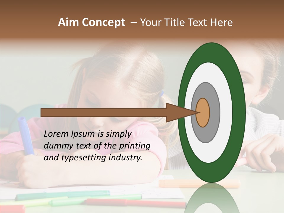 Classroom Attractive People PowerPoint Template