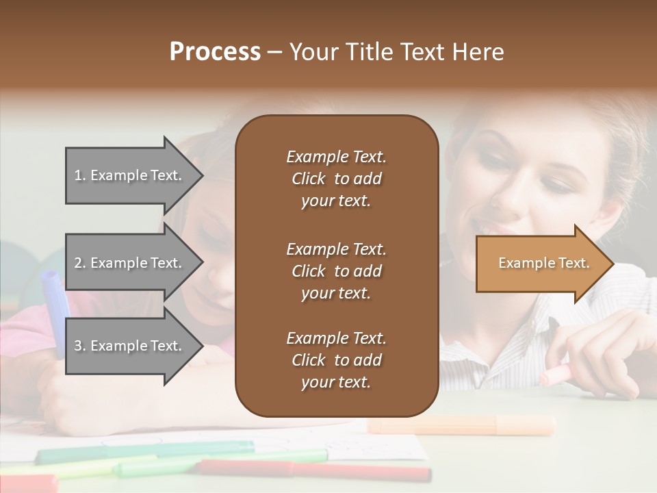Classroom Attractive People PowerPoint Template