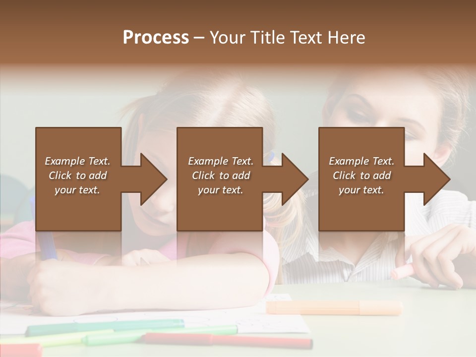 Classroom Attractive People PowerPoint Template