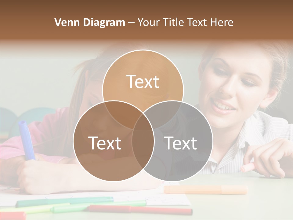 Classroom Attractive People PowerPoint Template