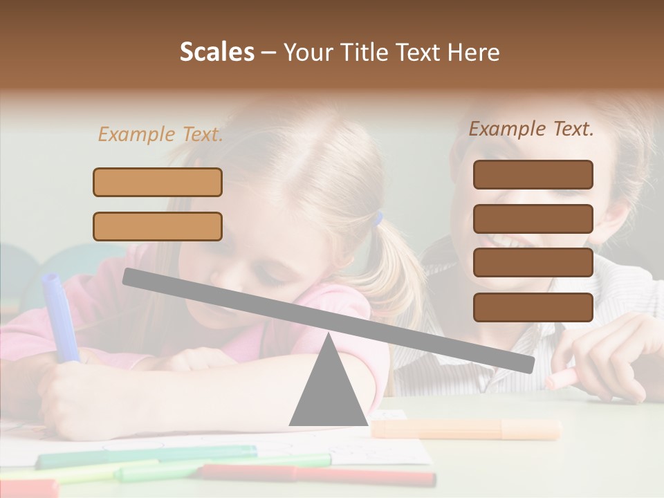 Classroom Attractive People PowerPoint Template