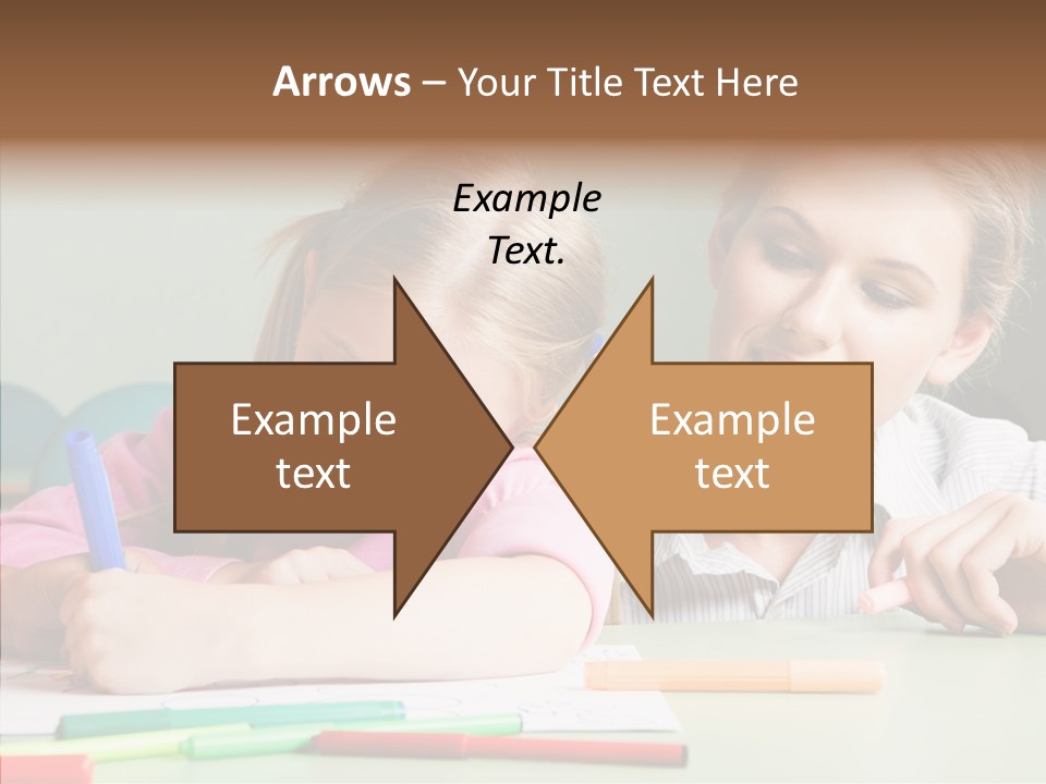 Classroom Attractive People PowerPoint Template