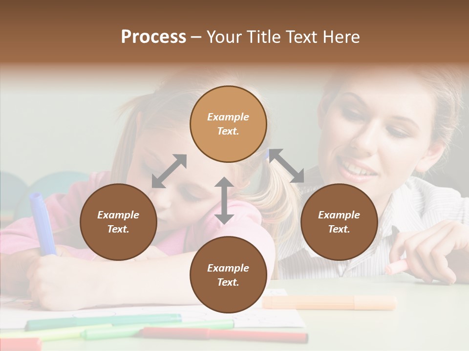 Classroom Attractive People PowerPoint Template