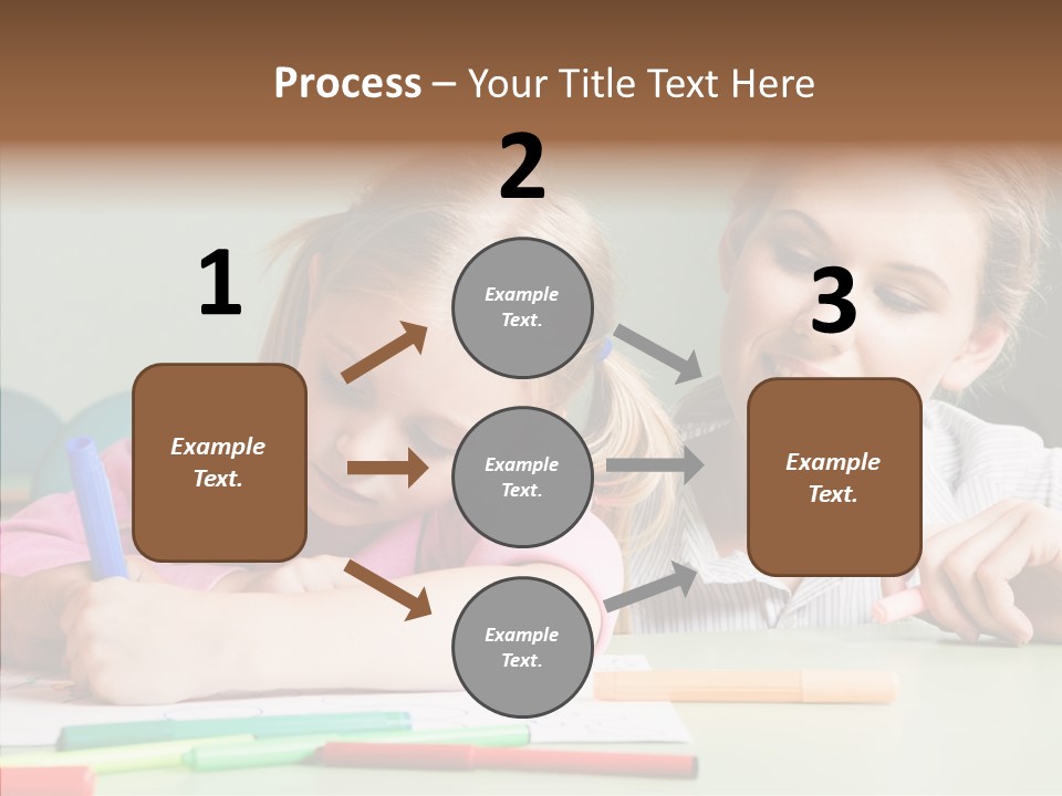 Classroom Attractive People PowerPoint Template
