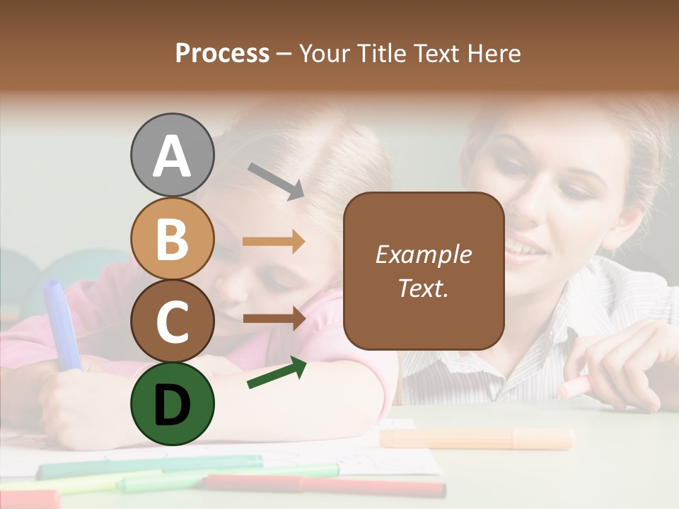 Classroom Attractive People PowerPoint Template