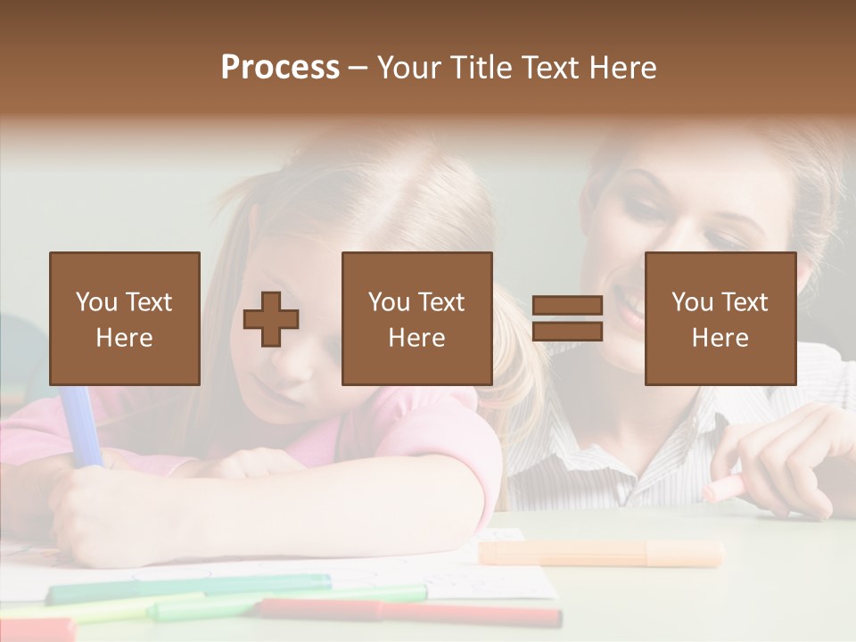 Classroom Attractive People PowerPoint Template