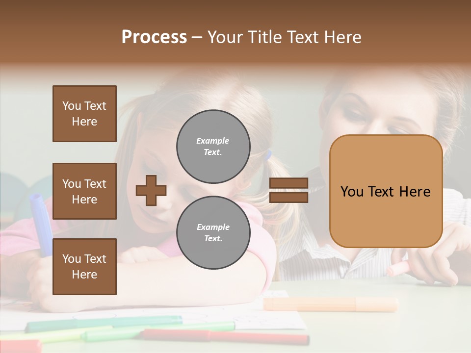 Classroom Attractive People PowerPoint Template
