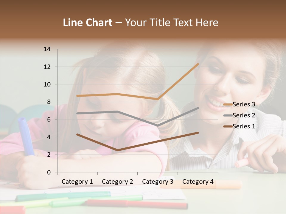 Classroom Attractive People PowerPoint Template