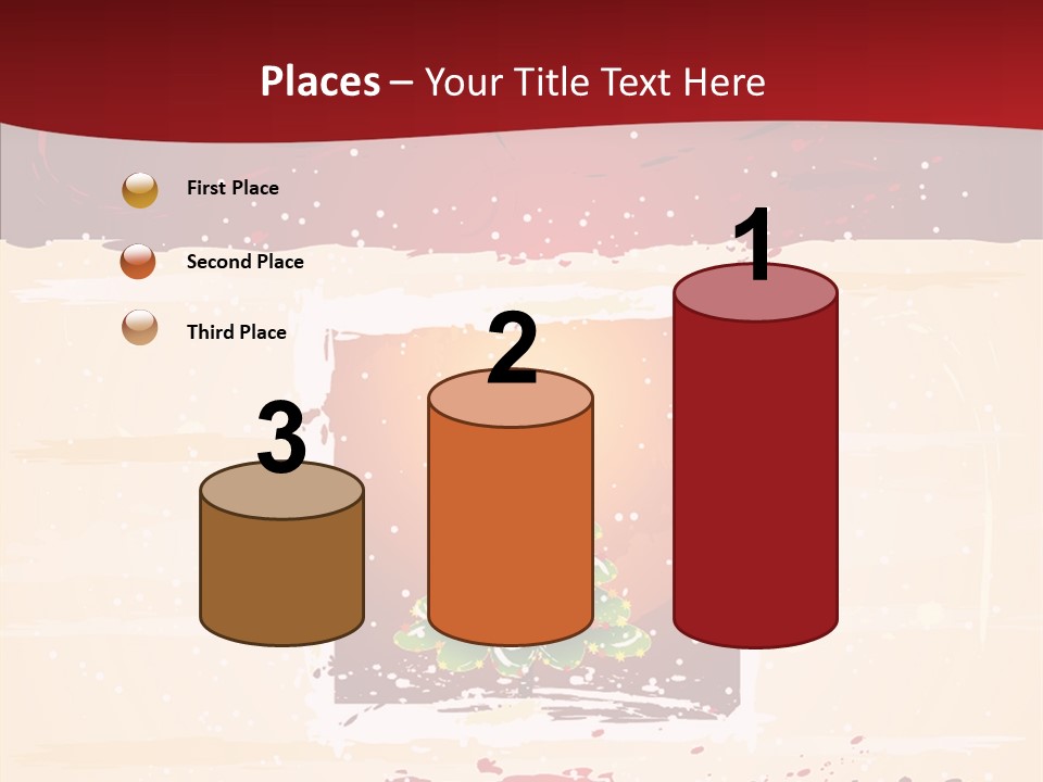 Graphic Green Decoration PowerPoint Template