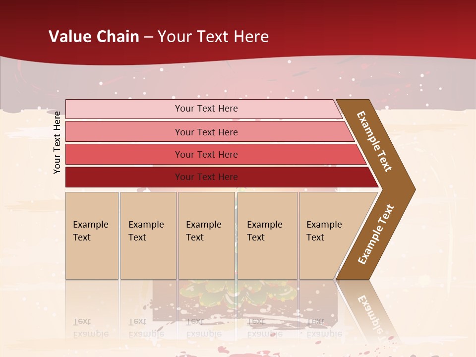 Graphic Green Decoration PowerPoint Template